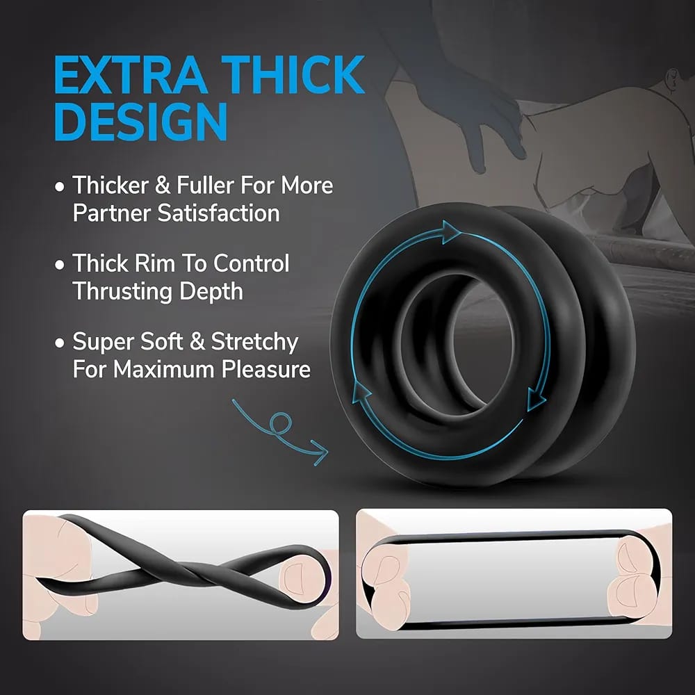 Premium Silicone Performance Ring Set